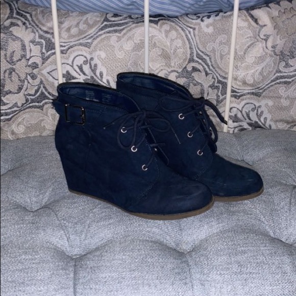 kohls navy boots
